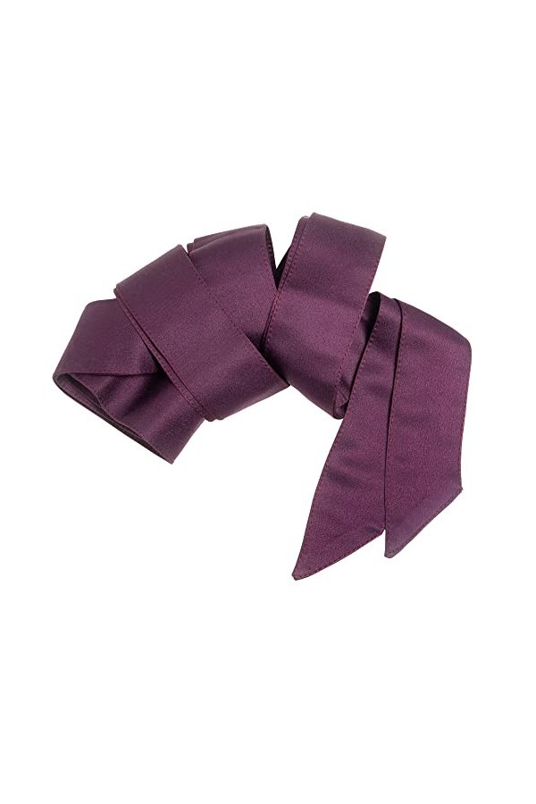 Maya Deluxe Womens Belt Ladies Satin Sash Waist Tie Ribbon Bow Accessory for Bridesmaids Bridal Wedding Prom Evening Occasion