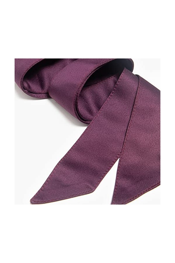 Maya Deluxe Womens Belt Ladies Satin Sash Waist Tie Ribbon Bow Accessory for Bridesmaids Bridal Wedding Prom Evening Occasion