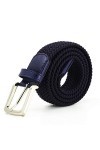AnJuHoPa Ceinture Stretch de Ceinture élastique Durable Sans Nickel Ceinture de Tissu Marine 115CM