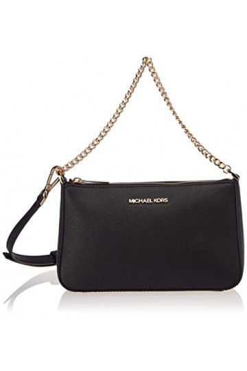 Michael Kors Femme Jet Set Travel Sac bandoulière, Noir, Small