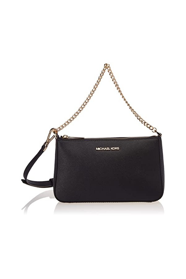 Michael Kors Femme Jet Set Travel Sac bandoulière, Noir, Small