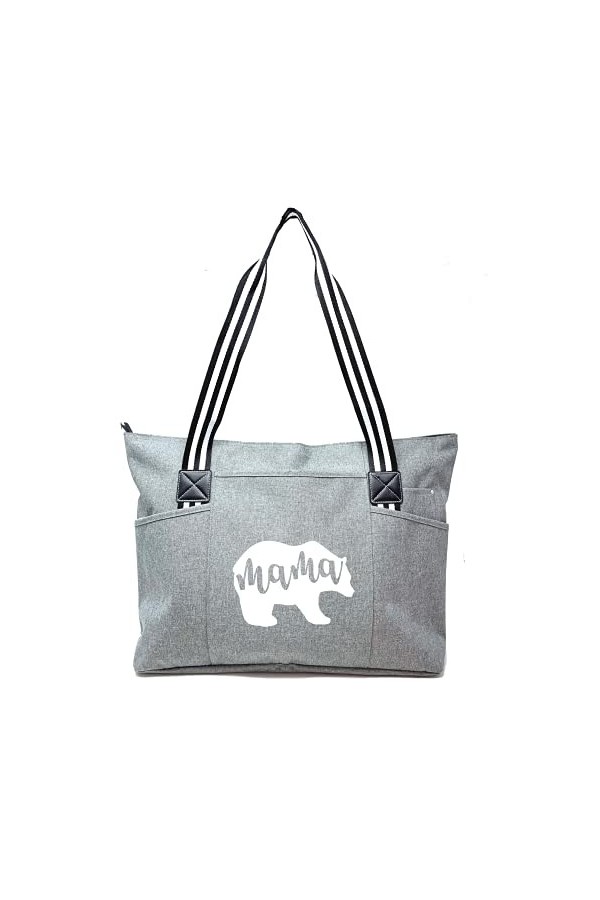 Joli sac fourre-tout en toile avec poche zippée pour femme, patron, manager, coordinateur du chaos, cadeau de remerciement po