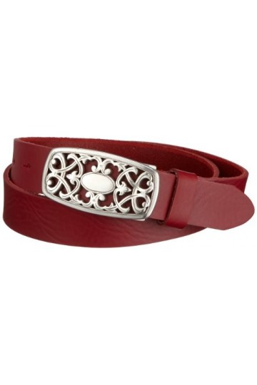 MGM - Ceinture - Femme - Rouge Dunkelrot - FR : 87 Taille fabricant : 85 