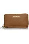 Michael Kors Jet Set Travel Large Smartphone, Porte-Monnaie Femme, Marron Luggage , 2.5x11.4x21.6 cm B x H x T 