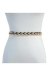 Jrhncy Ceinture tendance en métal pour femme - En alliage - Réglable - Pour les robes en jean, jupe, robe, or, L