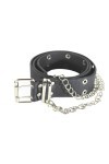 Piccola Lala Es-pl-aymblt-000136 Ceinture, Noir, XL Femme