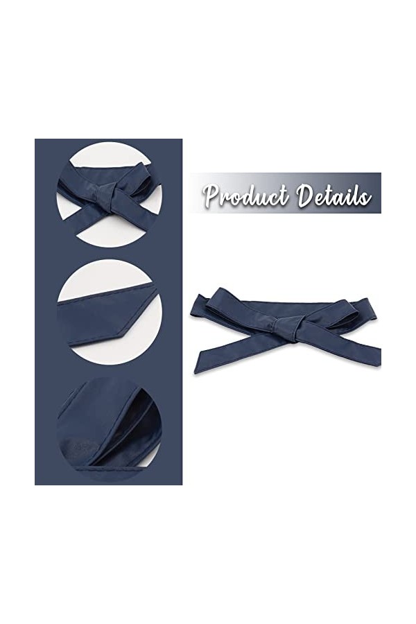 Vordpe Ceinture Obi tendance en cuir synthétique de couleur unie - 4,6 cm de large - 178 cm - Ceinture en satin pour mariage,