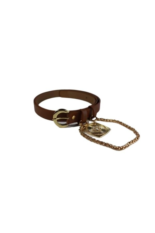 DILVIP CEINTURE POUR FEMME AVEC CHAÎNE ET MÉDAILLON Vert 