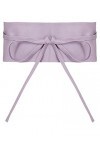 Krisp Ceinture femme Obi Simili Cuir Large Chic élégante pour robe Soiré Cérémonie Cérémonie, Lilas, Taille Unique, 14987-LIL