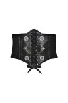 Bslingerie® Femmes Steampunk Cuir synthétique Waspie Corset Ceinture Équipement - Marron, M 