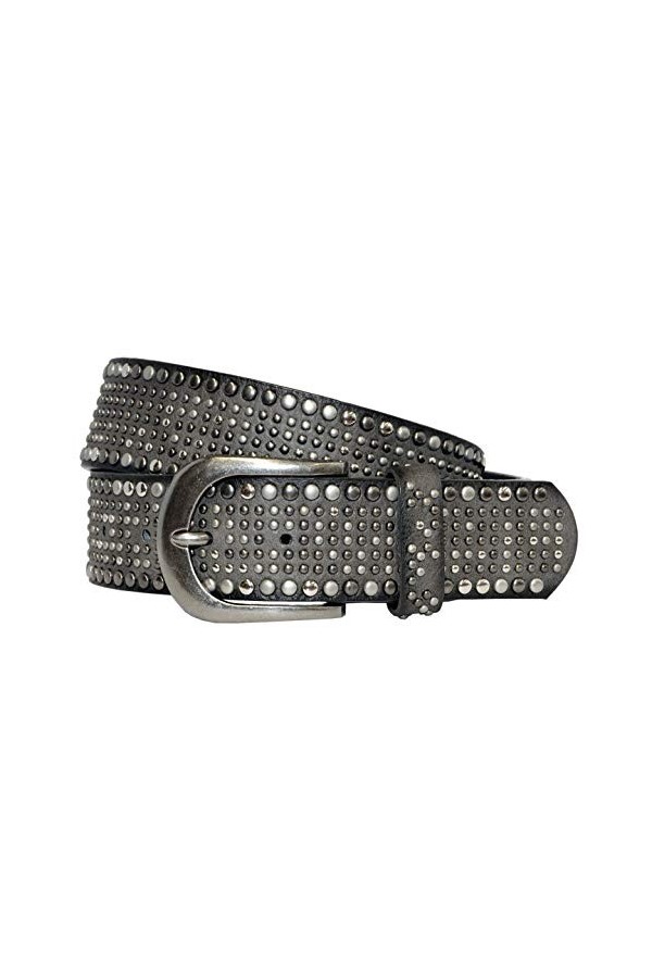 Just -Key Ceinture vintage à rivets pour femme - Rouge - Medium