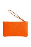 Parubi Pochette à Main Petite pour Femme, Mini Sac à Main en Cuir Souple Véritable Fabriqué en Italie, Pochette avec Cordon e