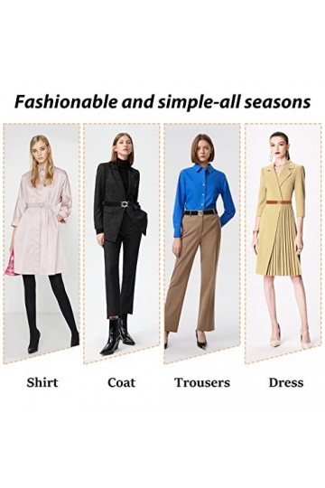 CINGHIA Ceinture Femme Elastique,Lot de 3 Ceinture Elastique Femme,Ceinture Fine Élastique pour Femme avec Boucle en Métal,St