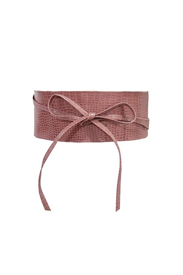 Glamexx24 Ceinture femme large similicuir Obi ceinture portefeuille classique