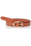 Pieces Pcana Leather Jeans Belt Noos, Ceinture Femme, Marron Cognac , 95 Taille fabricant: 80 