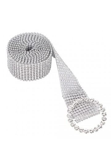 Joyzan Ceinture de mariée en strass avec cristal pour robe de mariée, chaîne de taille pour femme