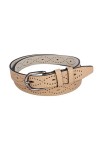 Ceinture décontractée pour femme avec fleurs, gris, M