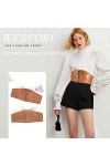 WERFORU Ceinture large élastique à lacets pour femme - Pour Halloween, C-marron, XXXL:Passt Taillengröße 117-128cm
