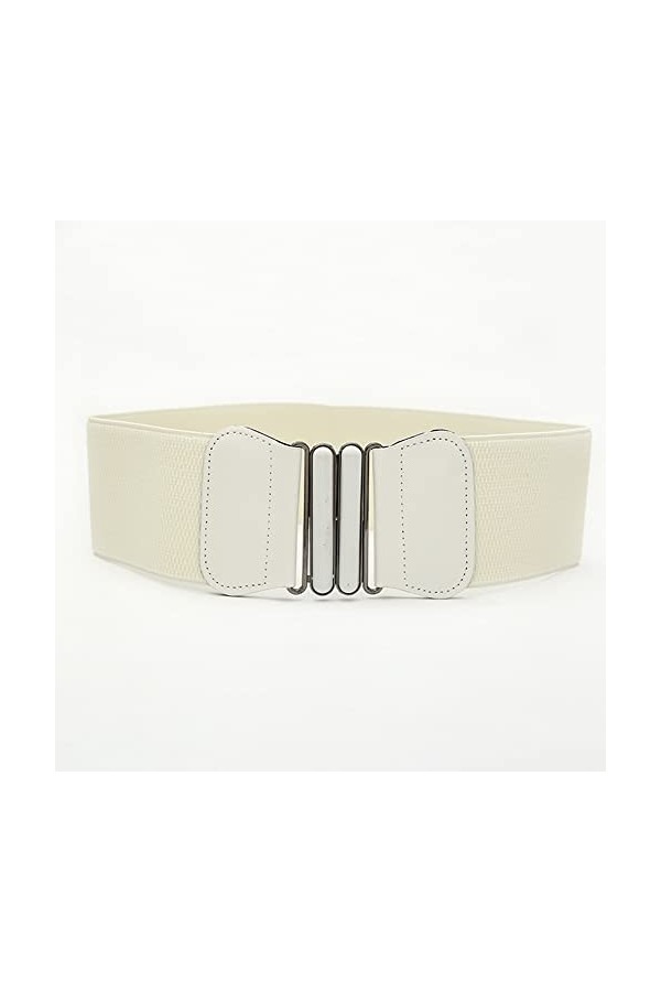 Ceintures Large Femme Cuir, Ceinture femme élastique Ceinture Élastique pour Femme Ceinture Large Rétro Élastiquée Ceinture d