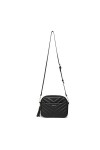 Miss Lulu Femme Sac à Bandoulière Sac Porté Epaule Cartable Sacs à Main, Cuir Synthétique, Texture Tricot en V, Décoration Gl