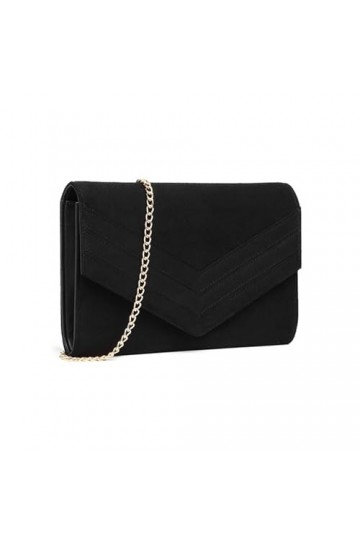 Miss Lulu Femme Pochette Cérémonie Mariage Bandoulière de Chaîne Fourre-Tout