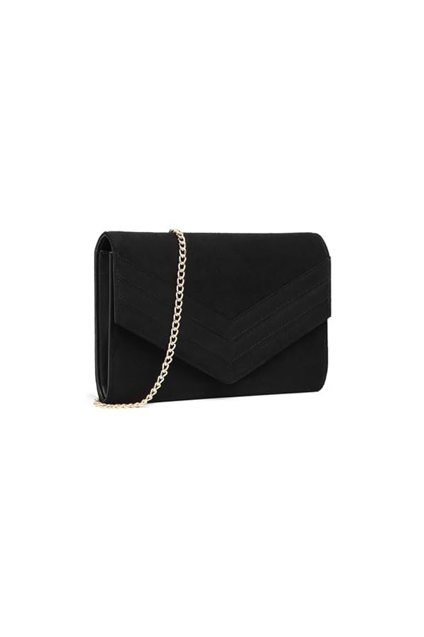 Miss Lulu Femme Pochette Cérémonie Mariage Bandoulière de Chaîne Fourre-Tout