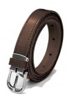 Van Der Rich ® - Ceinture Longueur Ajustable Made in France - Femme Chocolat, 95cm 
