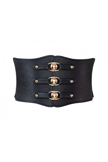 Diyafas Femmes Extensible Ceinture Large Élastique Robe Ceinture Taille Cinch Ceintures