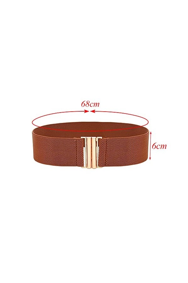 Csirnto Ceinture Élastique Femme 3 Pièces Ceinture Large Femme Ceintures de Taille Vintage pour Femme Ceintures Extensible av
