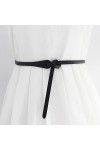 WBYNB Ceinture Femme, Ceinture Fine pour Robe, Ceinture Fine Femme, Ceintures Fines en Cuir, Ceinture Extensible pour Femme, 