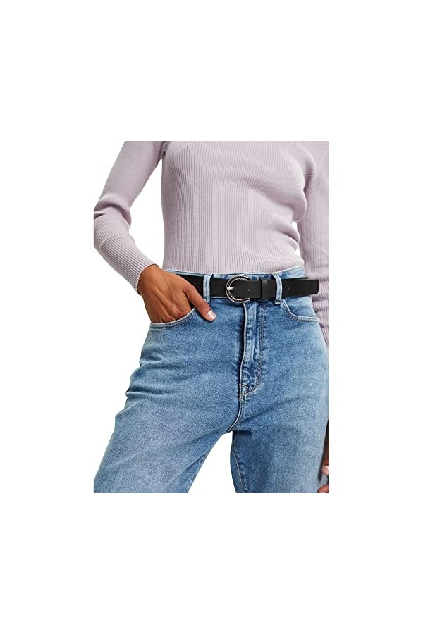 Esprit 082CA1S301 Ceinture, 200/DARK Brown, 80 Femme