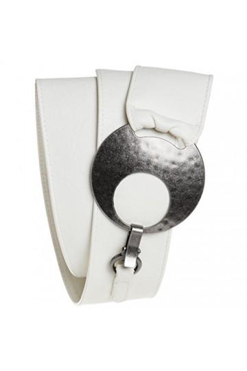 Caspar GU225 Ceinture large pour femme, Taille:95, Couleur:noir