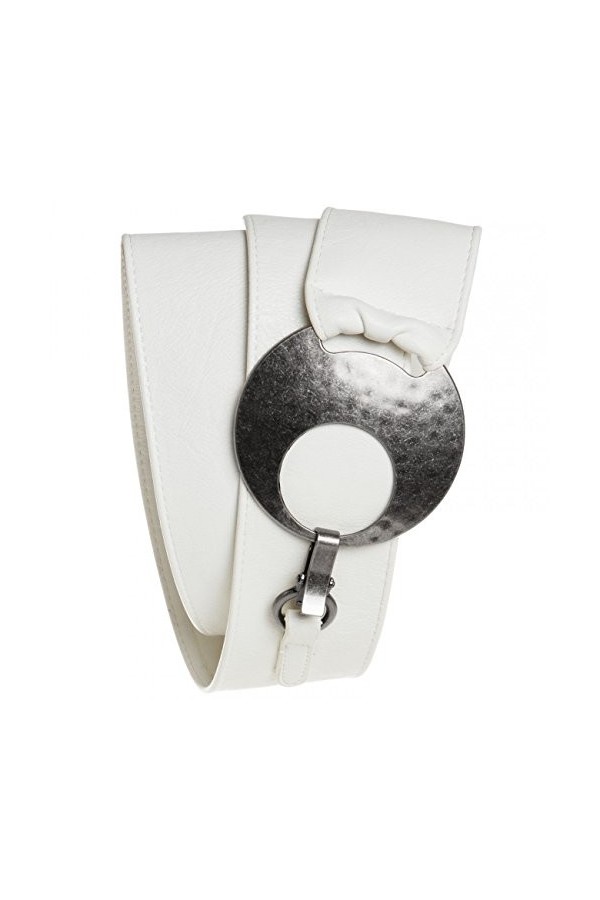 Caspar GU225 Ceinture large pour femme, Taille:95, Couleur:noir