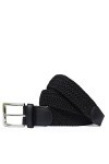 Glamexx24 Unisexe Tissu élastique Ceinture tressée Stretchbelt ceinture étirable pour les hommes et les femmes