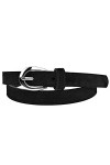 Mix Your Beauty MYB Ceinture pour femme en daim véritable - hauteur 20 mm - Made in Italy - différentes couleurs disponibles 