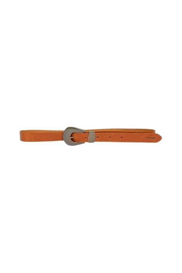 Wrangler Buckle Belt Ceinture de Western, Cognac, 80 cm Femme