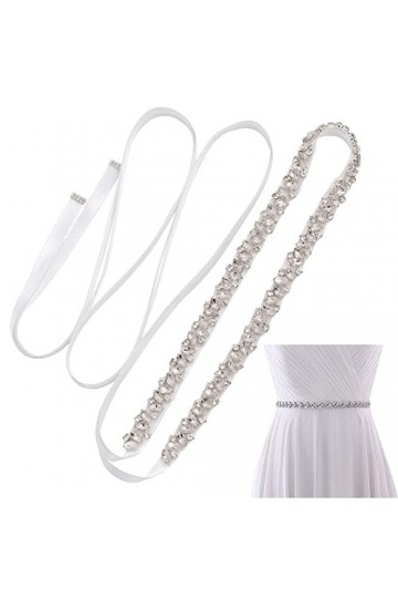 Ceinture de mariée en strass pour robe de mariée, ceinture de mariée avec strass étincelants pour demoiselle dhonneur, fête,