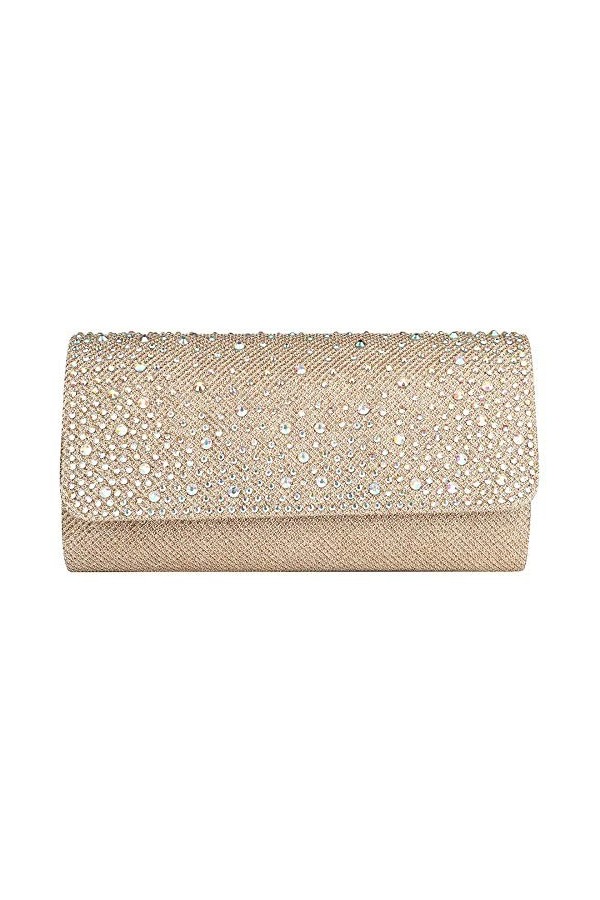 Milky Way Sacs à main de soirée en diamant avec perles pour femmes, pochettes rigides pour fêtes, mariages, clubs, champagne,