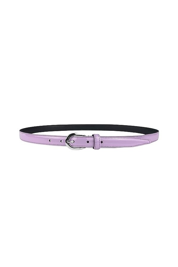 Mix Your Beauty MYB Ceinture femme en cuir véritable fabriquée en Italie – 20 mm – Différentes couleurs et tailles disponible