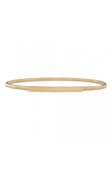 BlackButterfly Elastique Extensible/Élastique Métal Chaîne Ceinture Or/Barre, XXL 