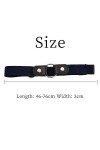 DULSPUE Ceinture - 4 Pièces Femme Homme Ceinture sans Boucle Élastique Invisible pour Jeans Pantalon Robe Unisexe Réglable Dé