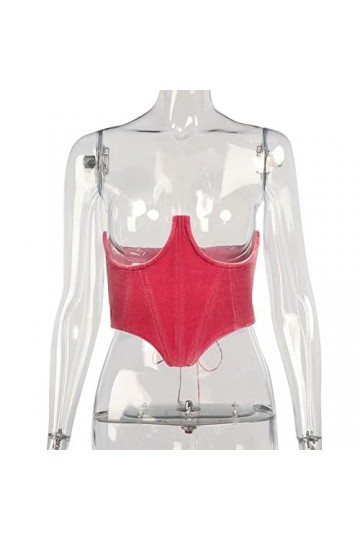 JIgeren Ceinture de taille tendance en tissu pour femme - Ceinture large - Bandage de voyage et usage quotidien - Rouge - M