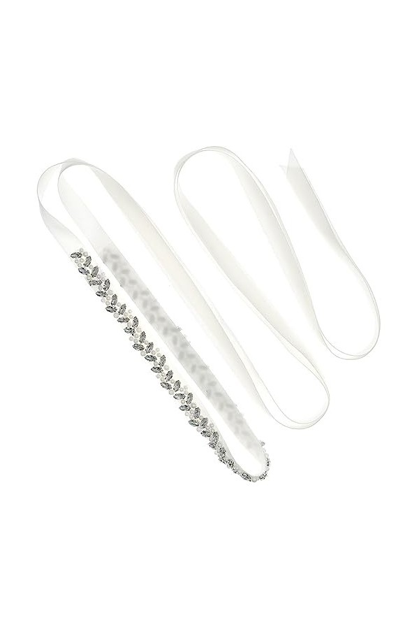 Abaodam Strass Ceinture Strass Ceinture De Mariée Ceintures De Mariée Avec Strass Perle Ceinture Perlée Ceinture Sequin Ceint