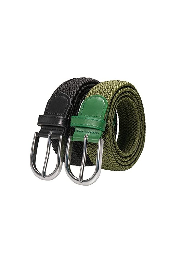RBOCOTT Ceinture en Tissu Élastique,Ceintures Élastiques Tressées,Ceinture Tressées Extensible pour Hommes et Femmes,Ceinture