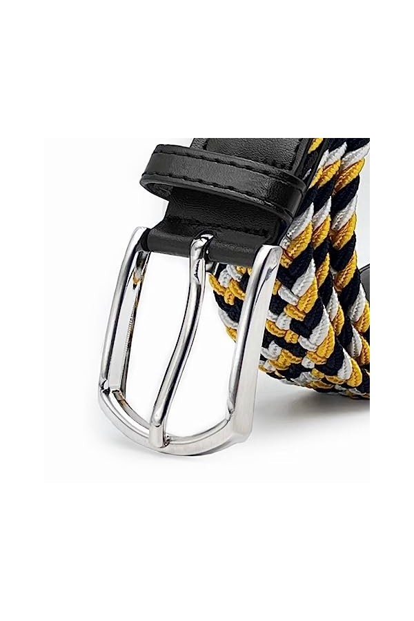 Swijoy Ceintures Pour Hommes Et femmes Toile Élastique Tressé Tissu Stretch Femme Garçon Fille Dame Dames Casual Jeans Pantal