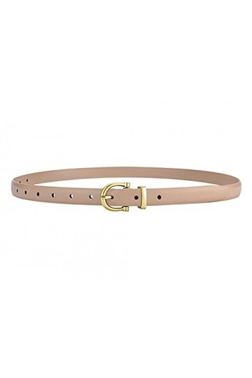 Visyaa Ceinture en Cuir Mince Femme Ceinture Fine Ceinture pour Robe en Jean
