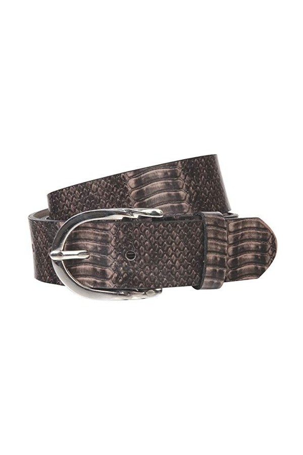 Lindenmann Womens Leather Belt/Womens Belt, leather belt, beige, Farbe/Color:marron, Size US/EU:Waist Size 35.5 L EU 90 cm