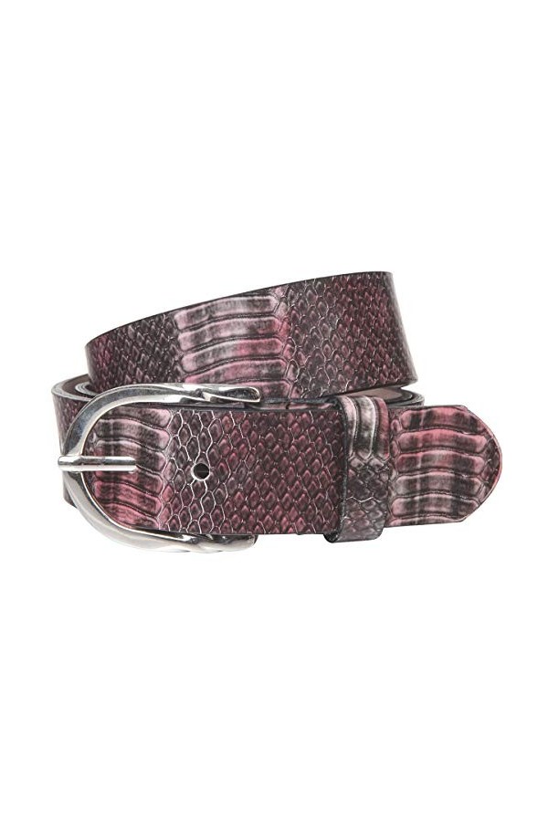 Lindenmann Womens Leather Belt/Womens Belt, leather belt, beige, Farbe/Color:marron, Size US/EU:Waist Size 35.5 L EU 90 cm