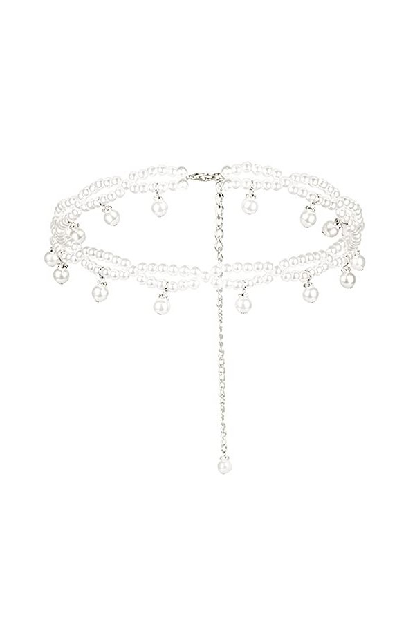 MEGAUK Ceinture élastique en métal pour femme - Multicolore - Taille Unique