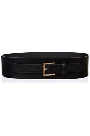 PIECES PCMARSHA Waist Belt Noos Ceinture, Noir/Détail : Doré, 75 Femme